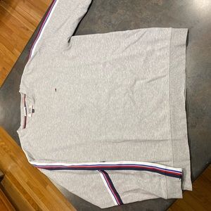 Tommy crew/ Large / Heather grey.